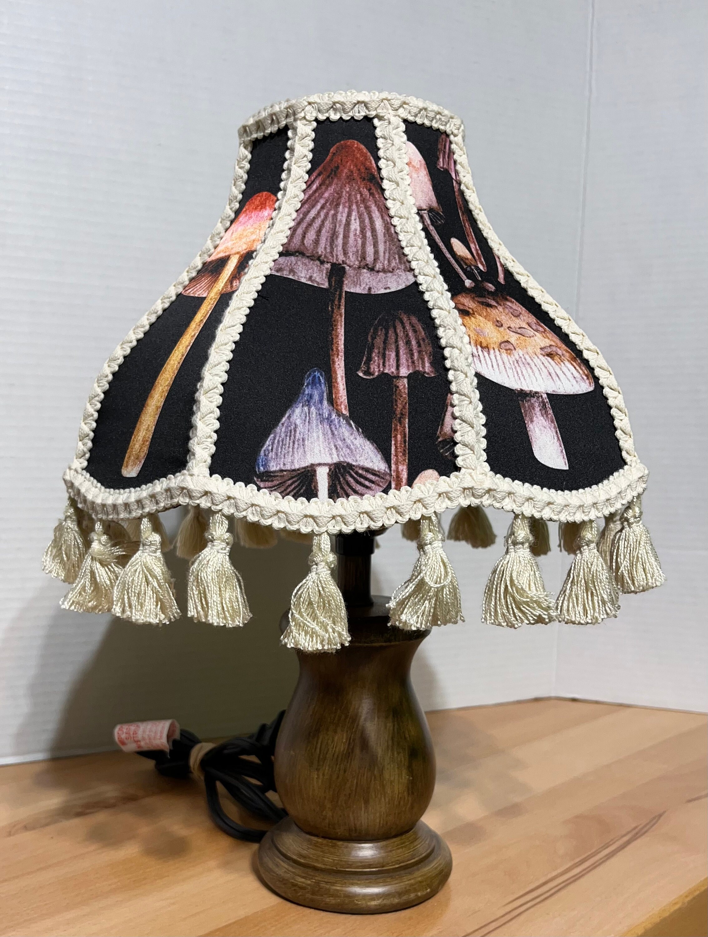 Mushroom Lampshade With Base - Etsy