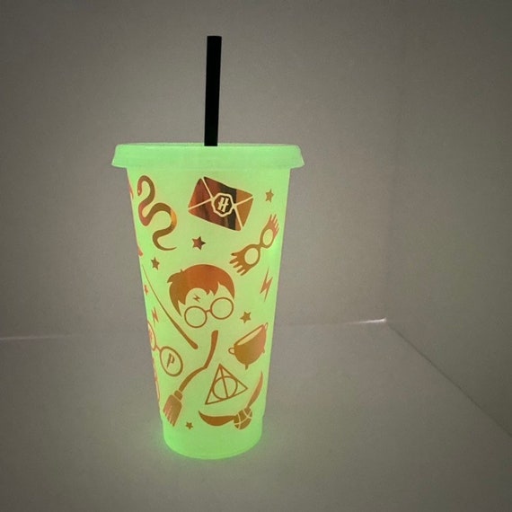 Harry Potter Inspired Slytherin Tumbler with Lid and Straw, Harry Potter  Merch