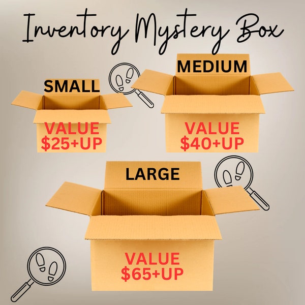 Inventory Mystery Box l Sublimated Items l Handmade l Mystery l Grab Bag l Mystery Items l Unboxing l Premade Mystery Box l Mystery Box