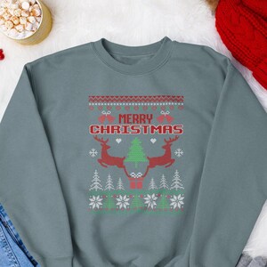 Ugly Christmas Crewneck, Ugly Sweater Party Shirt, Ugly Christmas Sweater Women, Ugly Christmas Sweater, Christmas Sweater, Ugly Xmas Shirt