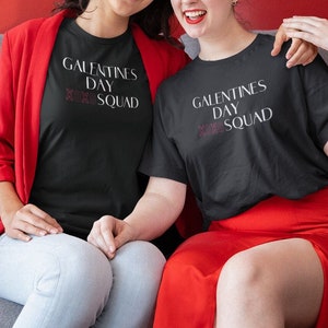 Galentines Day Gifts, Galentines Squad Shirt, Galentines Party Shirt, Galentine Gang T-Shirts, Funny Valentine Day Shirt, Valentine Gifts