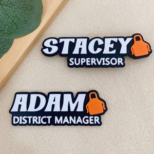 Gepersonaliseerde magnetische hardwarenaamplaatje,naambadges - werkaccessoires,ID-badge werk,etiket op maat gemaakt,bedrijfsnaamplaatje,cadeau