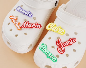 Personalized 3D Printed Name Shoe Charms,Custom Colours Name Shoe Charms,Shoes Decor,Letter Shoe Buckles,Party faver gifts,Birthday gifts