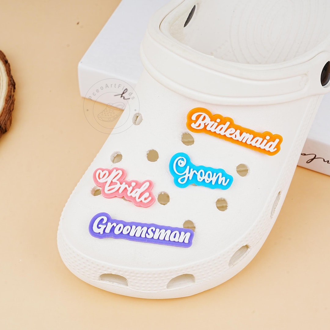 Personalized 3D Printed Name Shoe Charms,custom Colours Name Shoe ...