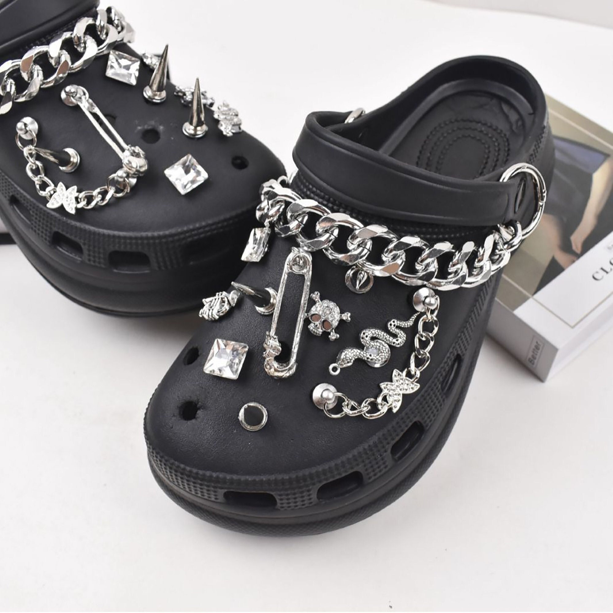 Shoes Buckle Decorations For Croc Shoes Shoes Charms Shoes Chain Decor  Shell