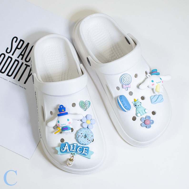 Cute Cartoon Dog Shoe Buckles Set Kawaii Dog Shoe Charms Set Etsy