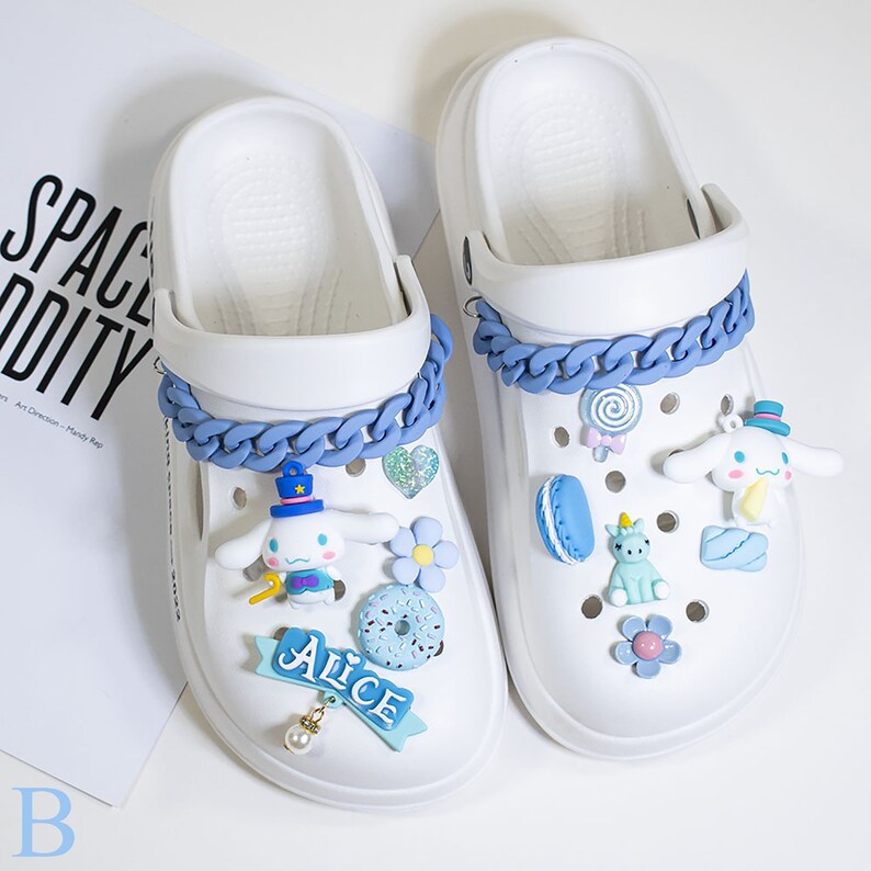 Cute Cartoon Dog Shoe Buckles Set Kawaii Dog Shoe Charms Set Etsy