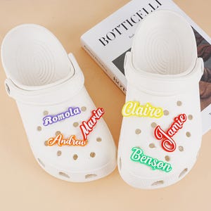 Personalized 3D Printed Name Shoe Charms,custom Colours Name Shoe ...