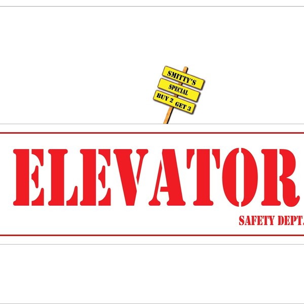 Elevator Decal Etsy
