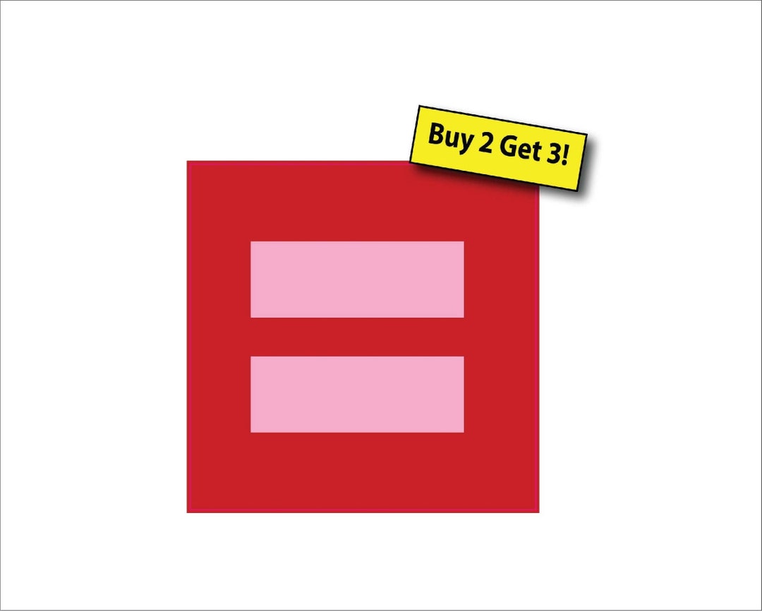 Human Rights Marriage Equality Equal Lbgt Campaign Pride Sticker Decal Choose Size And Color A93