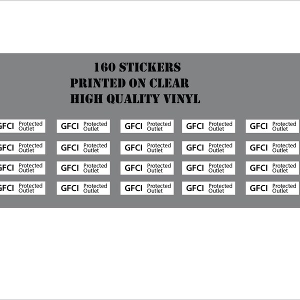 Gfci Sticker Etsy