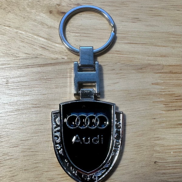 Audi Metal Keychain Double Sided