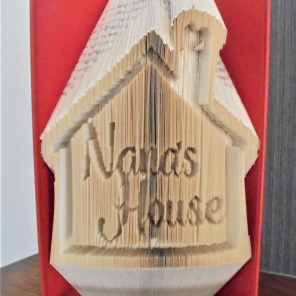 Folded Book Art Etsy UK