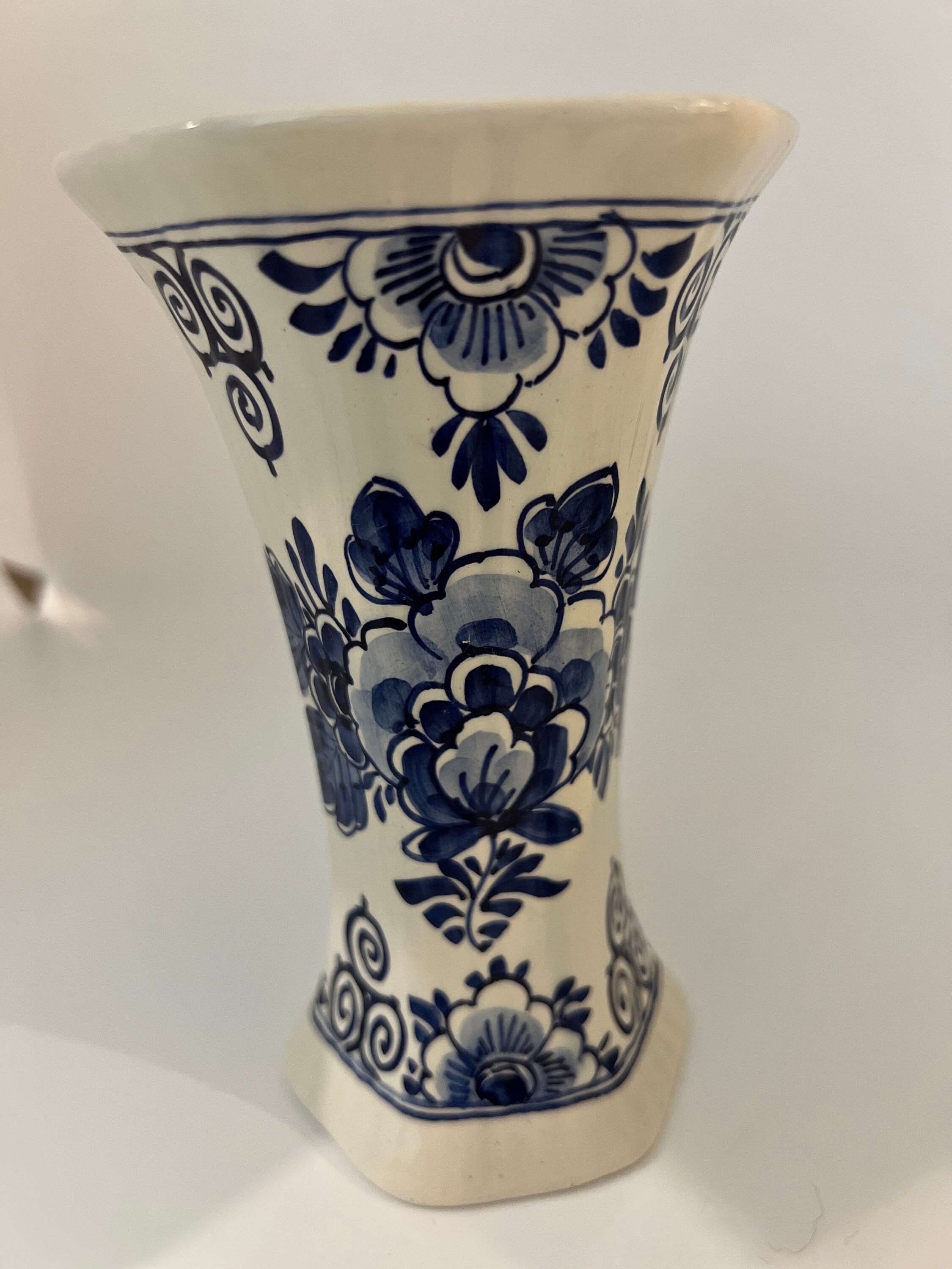 VINTAGE DELFT VASE Etsy