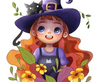 Ilustración de libro infantil personalizada / Arte de estilo caricatura (Archivo digital)
