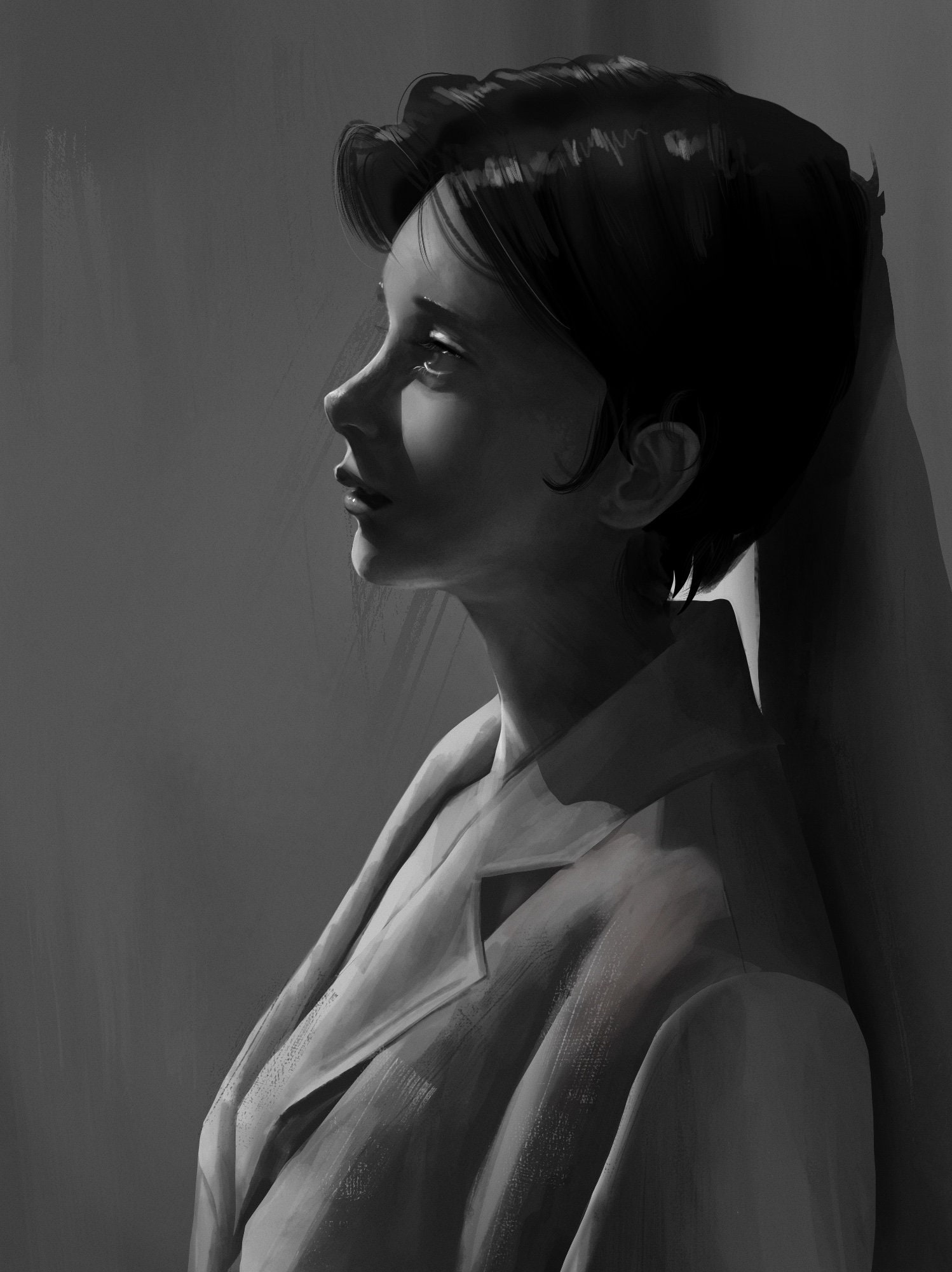 Commission Digital Portrait Painting Illustration Fantasy Etsy