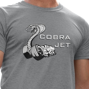 Cobra Jet Graphic Tee: Vintage Automotive Car Lover Shirt