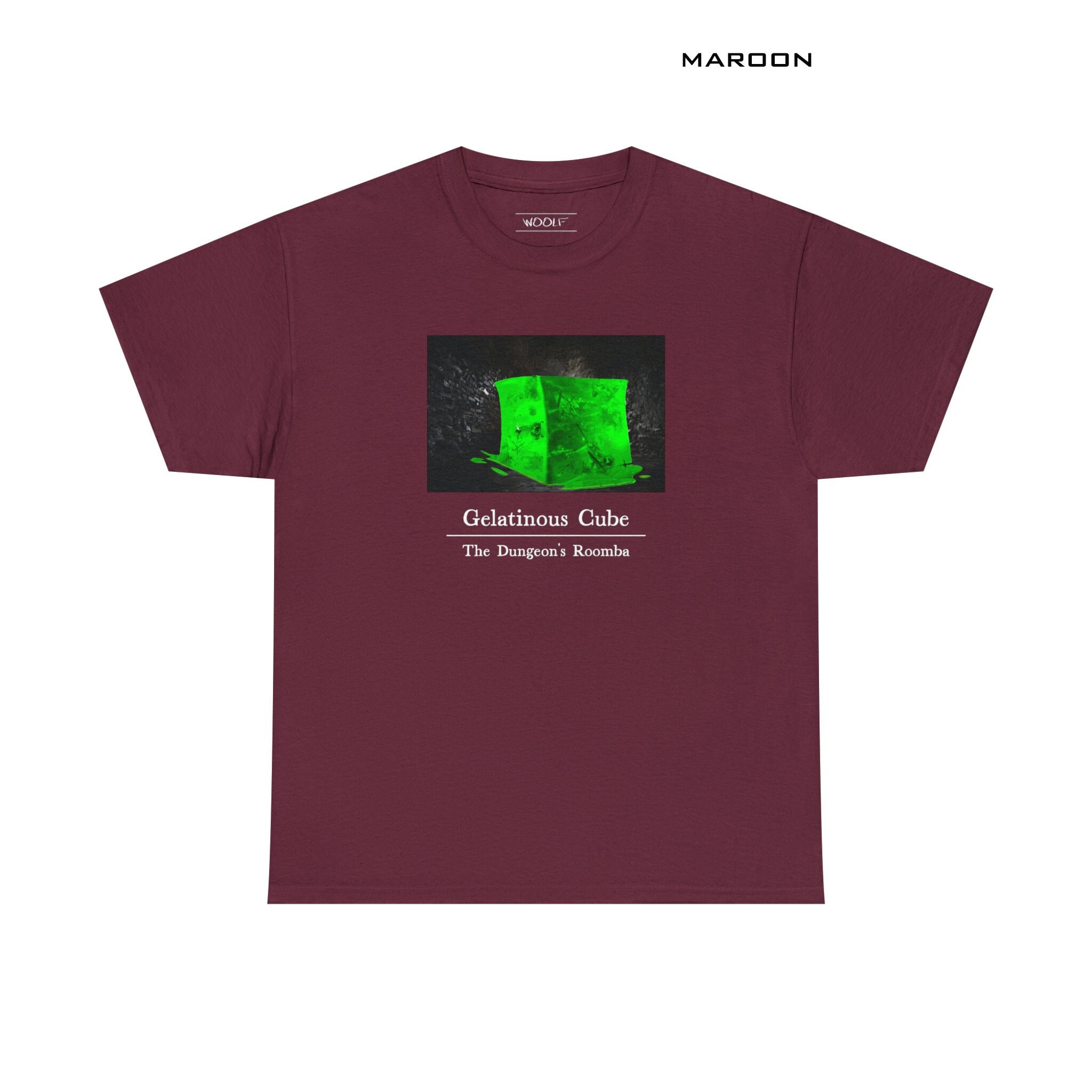Dungeons and Dragons Gelatinous Cube Tshirt, D&D Shirt, Roleplaying Tee, Gamer Gift, Dungeon