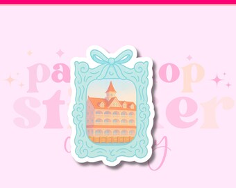 Grand Floridian Resort Sticker, Disney Inspired Matte Vinyl