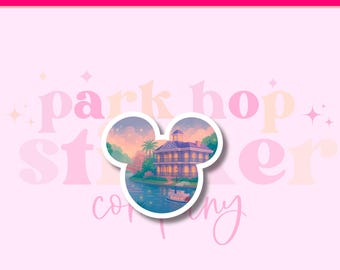 Port Orleans Resort Sticker, New Orleans Disney Vinyl Decal