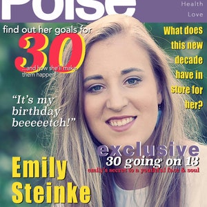 13 Going on 30 Custom Poise Magazine Cover