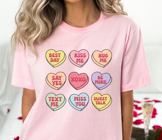 Trendy Pink Loved Hearts Tee Trendy Pink Loved Hearts Tee
