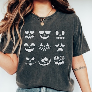 Halloween Comfort Colors Shirt, Jack O Lantern Comfort Colors® Halloween t-shirt, Fall Shirt, Pumpkin shirt, Halloween Pumpkin TShirt
