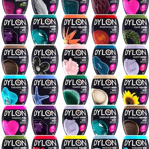 Dylon Machine Dye Pods - 350g - For Clothing/Soft Furnishings/Fabric - 22 Colours Dylon Fabric & Clothes Dye