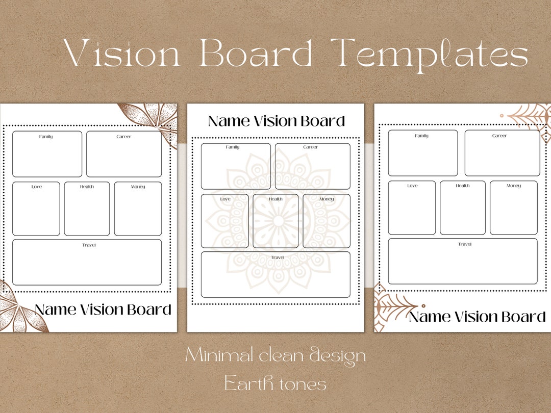 Vision Board Vision Board Kit Goal Setting Manifestation - Etsy