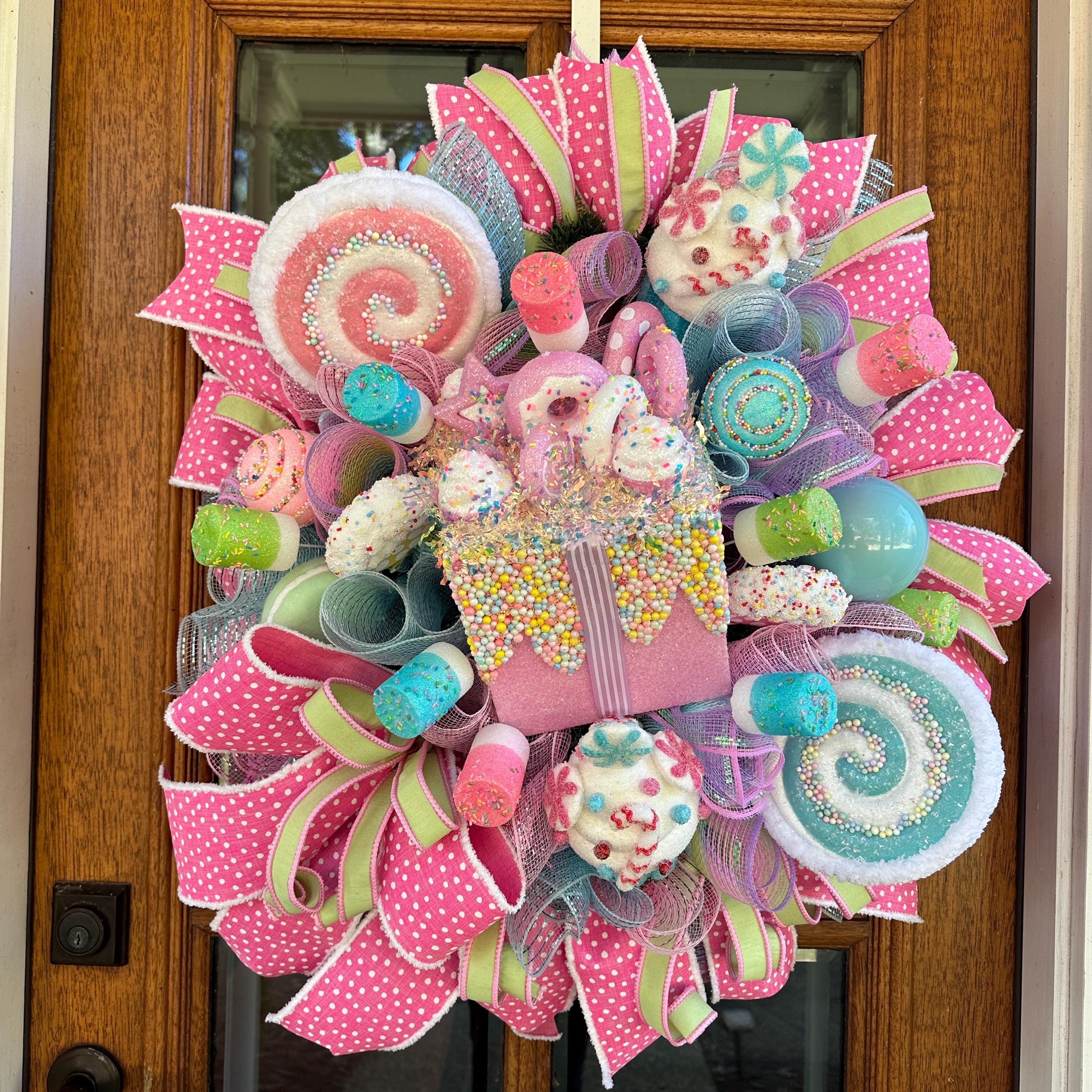 Candyland Christmas Door