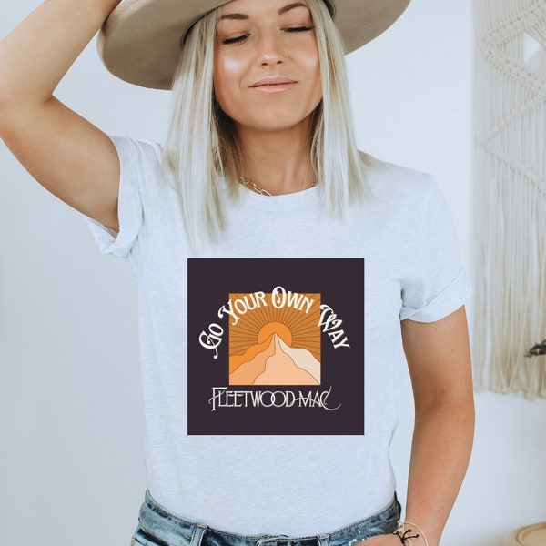 Fleetwood Mac Unisex Tshirt | Go Your Own Way Fleetwood Mac Shirt | Rock Band Tee | Vintage T shirt