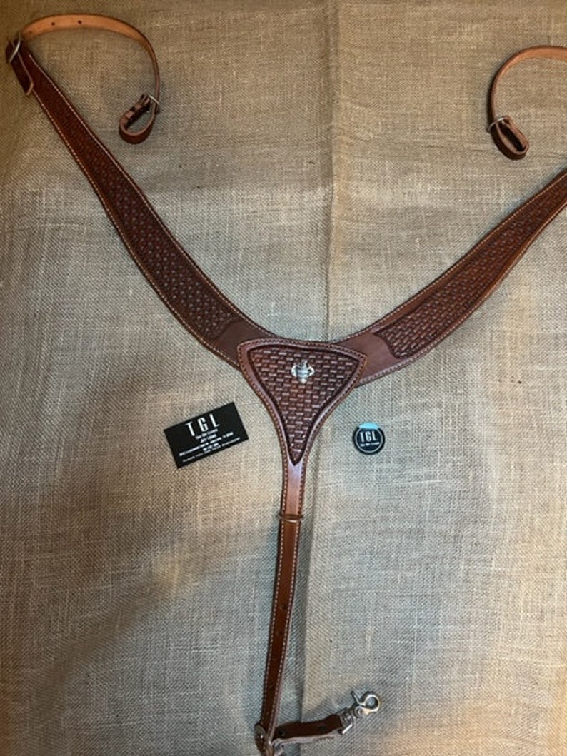 Leather Horse Breast Collar Etsy