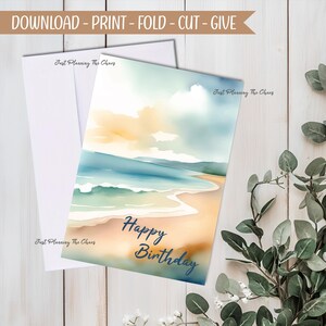 Happy Birthday Card - DIGITAL Download - Printable Birthday Card - Printable Happy Birthday - Printable Card - Birthday Card - Greeting Card