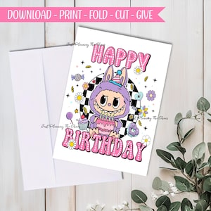 Happy Birthday Card - DIGITAL Download - Printable Birthday Card - Printable Happy Birthday - Printable Card - Birthday Card - Greeting Card