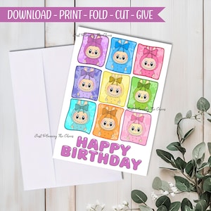 Happy Birthday Card - DIGITAL Download - Printable Birthday Card - Printable Happy Birthday - Printable Card - Birthday Card - Greeting Card