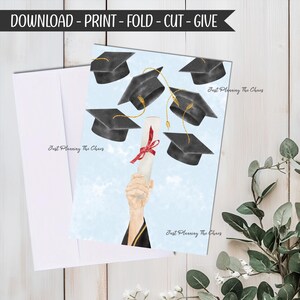 Cartão de Formatura - Download DIGITAL - Cartão de Formatura para Imprimir - Formatura para Imprimir - Cartão para Imprimir - Cartão de Formatura - Cartão de Felicitações