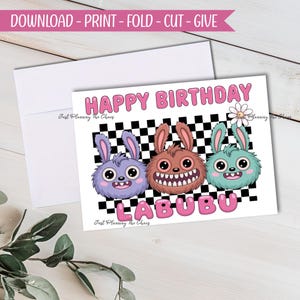Happy Birthday Card - DIGITAL Download - Printable Birthday Card - Printable Happy Birthday - Printable Card - Birthday Card - Greeting Card