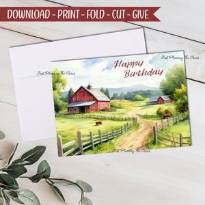 Happy Birthday Card - DIGITAL Download - Printable Birthday Card - Printable Happy Birthday - Printable Card - Birthday Card - Greeting Card