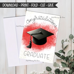 Cartão de Formatura - Download DIGITAL - Cartão de Formatura para Imprimir - Formatura para Imprimir - Cartão para Imprimir - Cartão de Formatura - Cartão de Felicitações