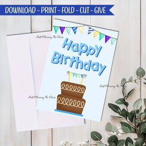 Happy Birthday Card - DIGITAL Download - Printable Birthday Card - Printable Happy Birthday - Printable Card - Birthday Card - Greeting Card