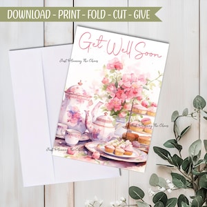 Get Well Card - DIGITAL Download - Printable Get Well Card - Printable Get Well Soon- Printable Card - Feel Better Soon Card - Greeting Card