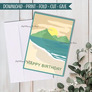 Happy Birthday Card - DIGITAL Download - Printable Birthday Card - Printable Happy Birthday - Printable Card - Birthday Card - Greeting Card
