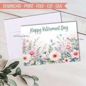 Tarjeta de Jubilación - Descarga digital - Tarjeta de Jubilación imprimible - Tarjeta imprimible - Tarjeta de felicitación imprimible - Tarjeta de felicitación de feliz jubilación