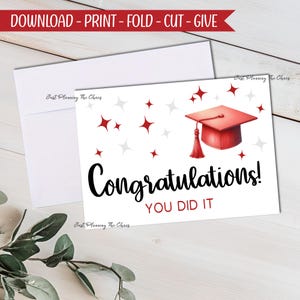 Cartão de Formatura - Download DIGITAL - Cartão de Formatura para Imprimir - Formatura para Imprimir - Cartão para Imprimir - Cartão de Formatura - Cartão de Felicitações