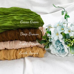 Party Decor Table Runner, Sage Boho Gauze Table Runner, Rustic Wedding Dining Decor, House-warming Gift