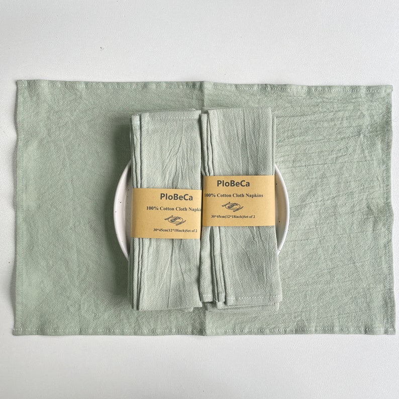 Set of 6/24/48 Pcs Napkins Sage Green Napkins Christmas Etsy UK