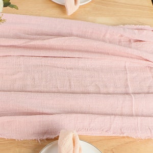 Fall Table Runner, Wedding Napkins, Cotton Dinner Napkins, Wedding Chair Sash, Wedding gauze runner,Home-Wedding Table Decor,Party Decor