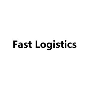 May include: The words "Fast Logistics" are displayed in bold, black text against a white background. The text is centered and takes up a significant portion of the image.