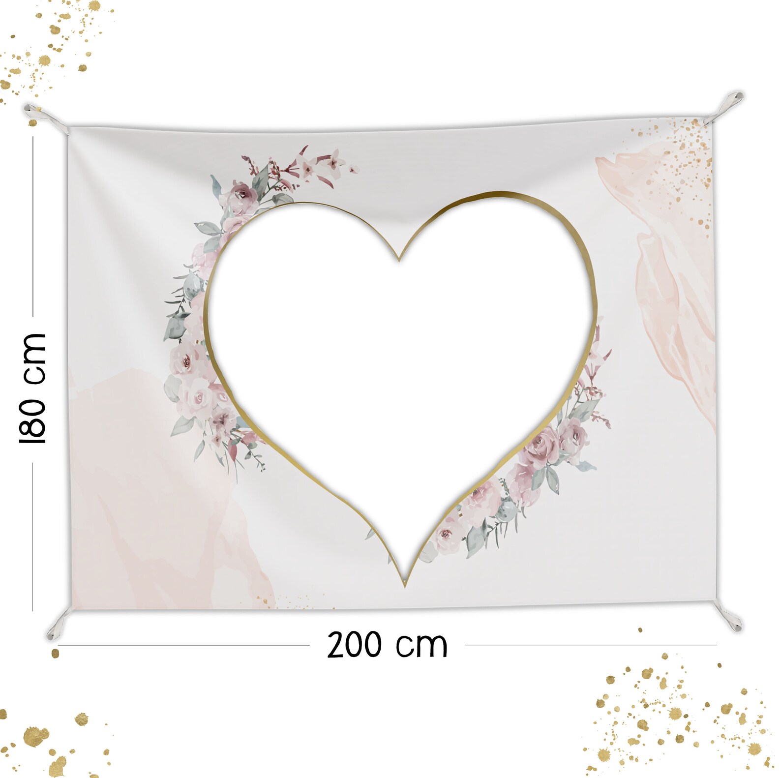 Hochzeitsherz zum Ausschneiden, Herz zum Ausschneiden Hochzeit