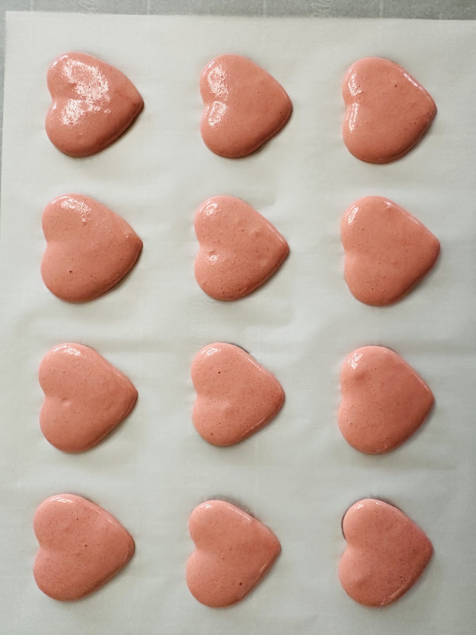 Heart Macaron Template Printable Digital Download Etsy